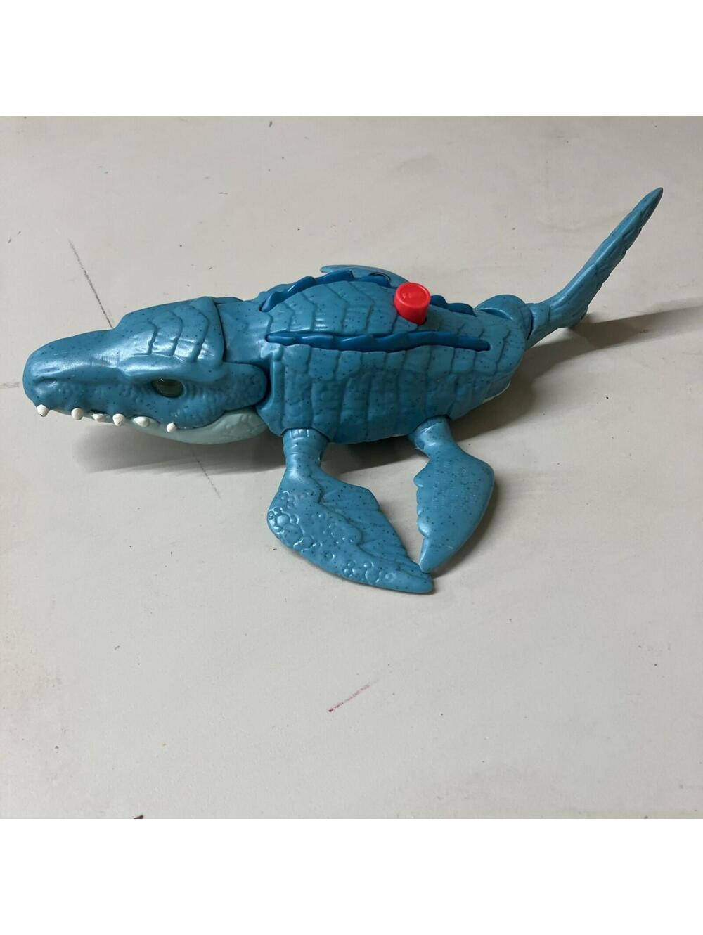 2018 Imaginext Jurassic World Mosasaurus Sea Dinosaur With Snapping Jaw Action